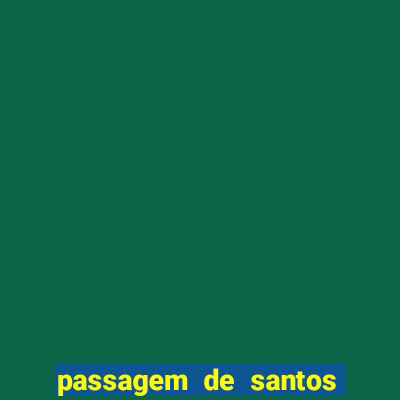 passagem de santos para guarulhos aeroporto